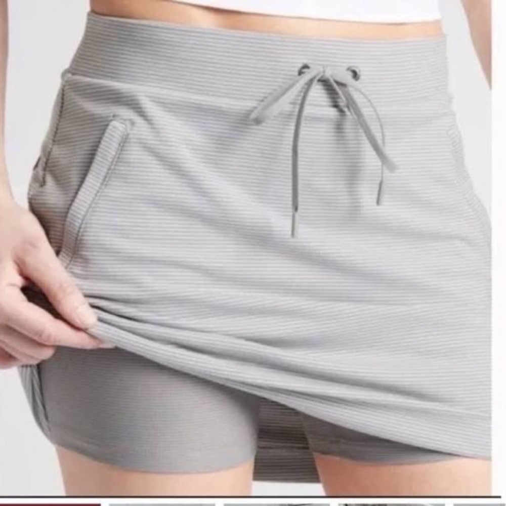 Athleta Modern Metro Skort - Silver Grey